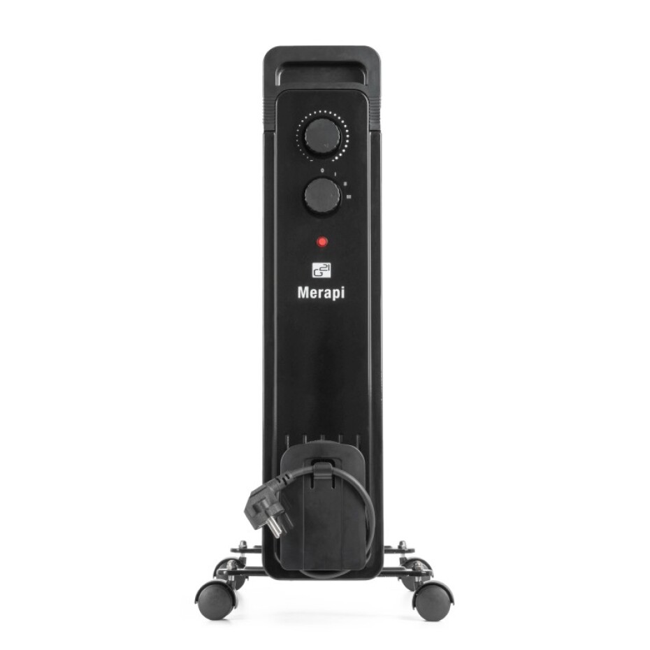 G21 Olejový radiátor G21 Merapi černý, 11 žeber, 2500 W G21-777062 - main (2)