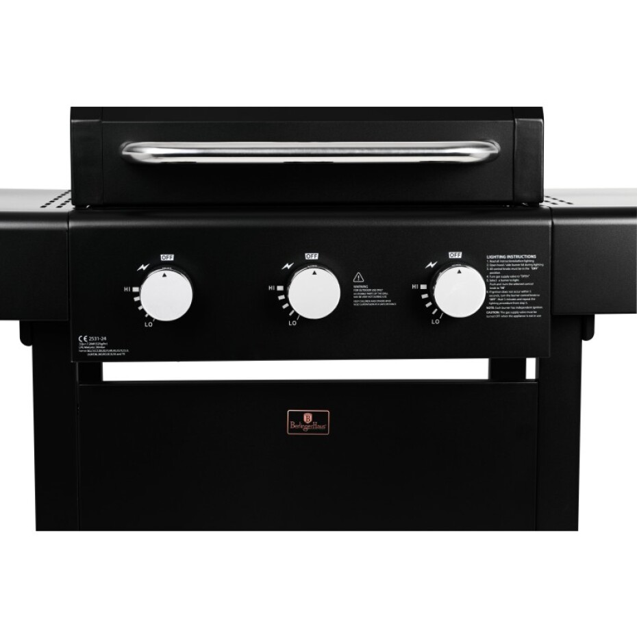 BERLINGERHAUS Plynový gril Outdoor 3 hořáky BH-8604 - main (2)