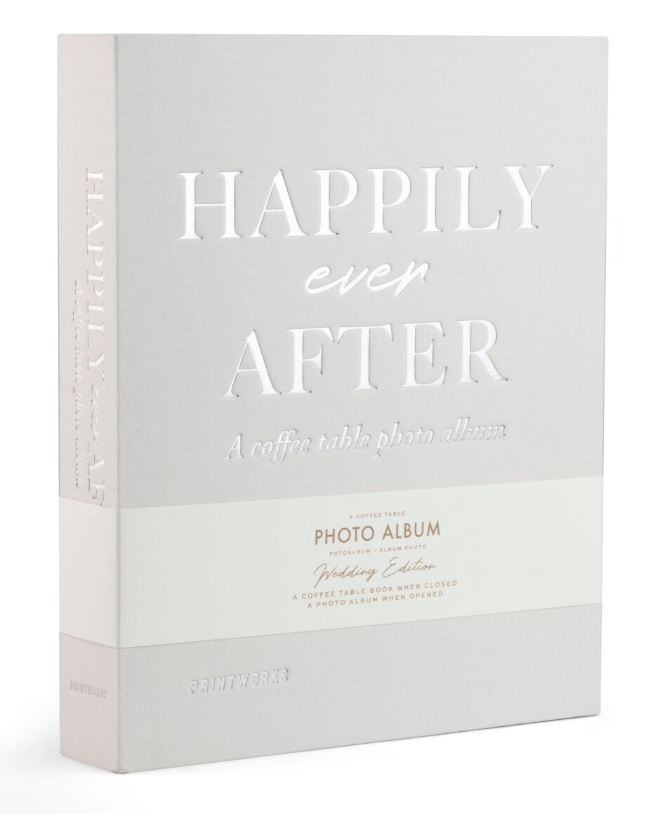 Fotoalbum HAPPILY EVER AFTER L, krémová, Printworks - main (3)