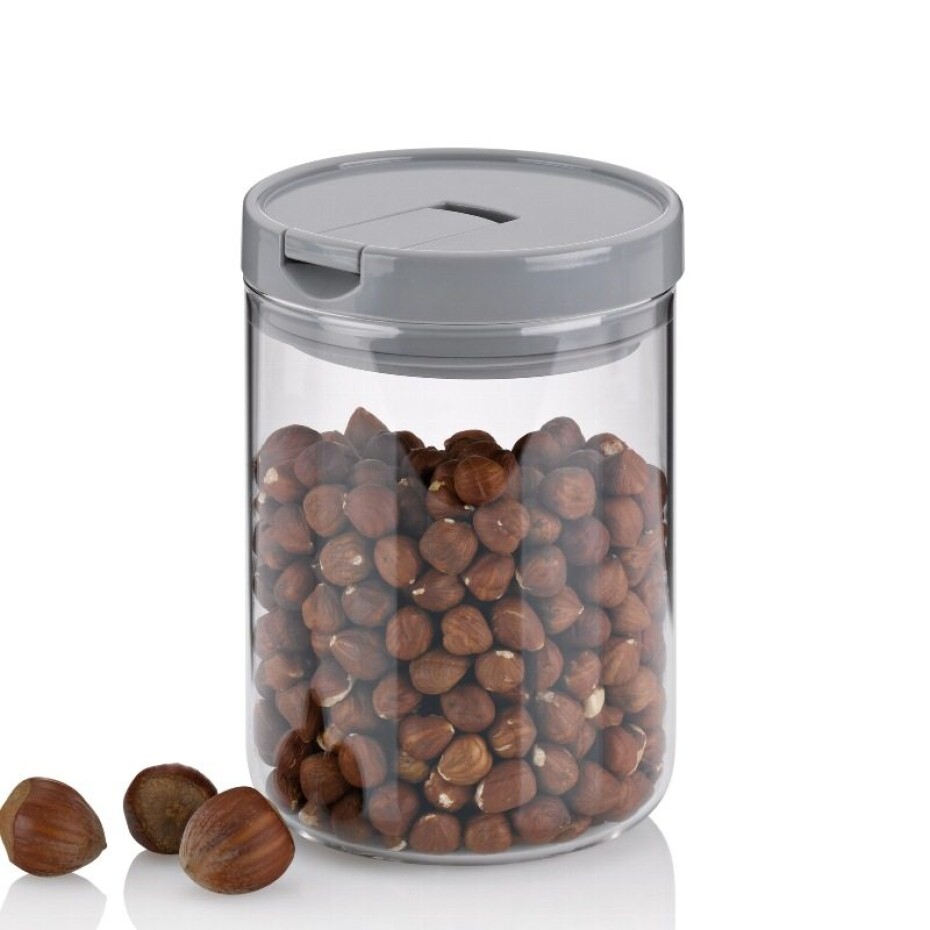 KELA Dóza ARIK skleněná bílá 1,2 l KL-12106 - main (3)