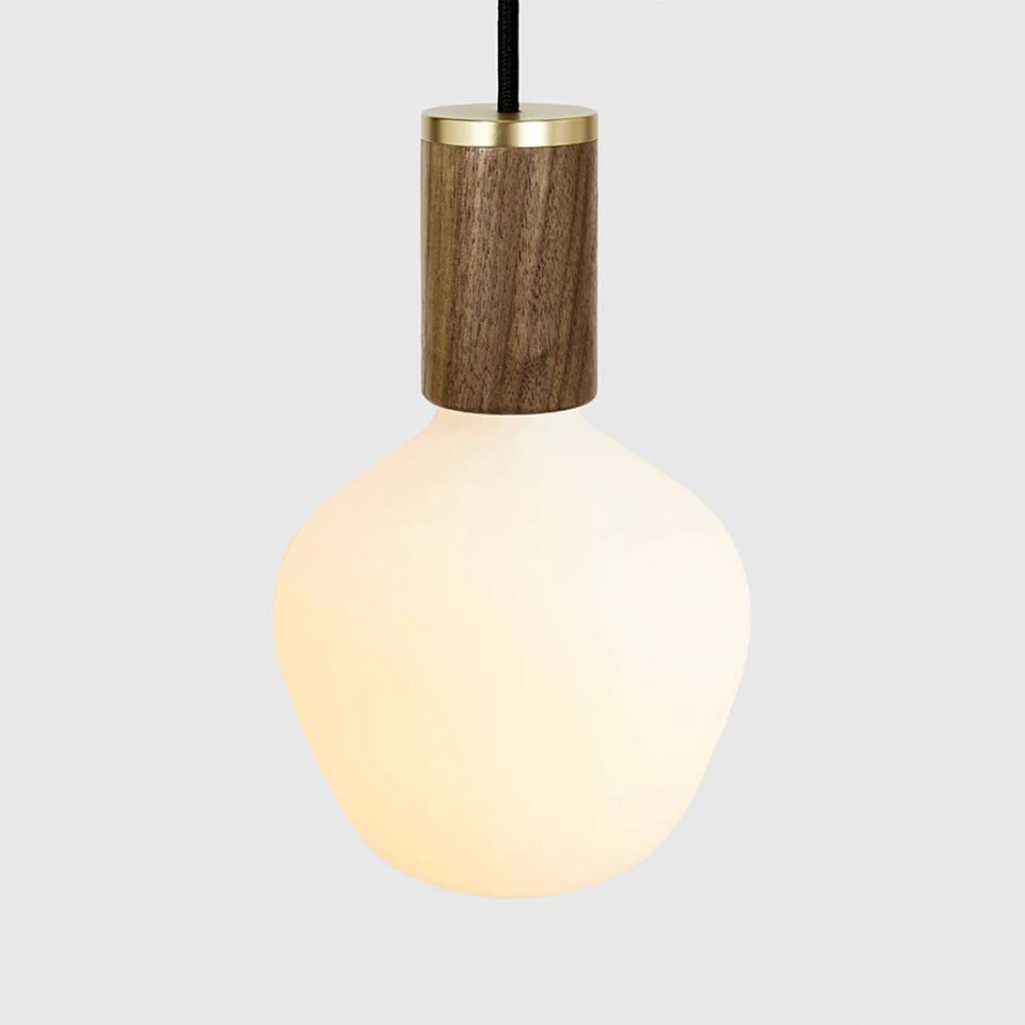 Závěsná lampa KNUCKLE 8 cm, hnědá, ořechové dřevo, Tala - main (3)