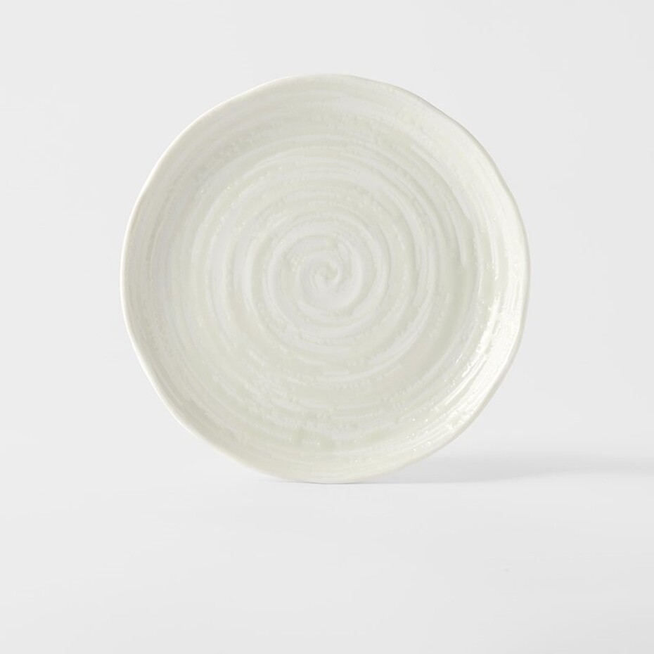 Předkrmový talíř WHITE SPIRAL 21,5 cm, bílá, MIJ - main (5)