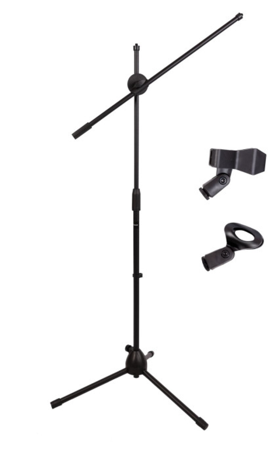 Veles-X 2 Mic Clips Boom Arm Tripod Microphone Stand - main (0)