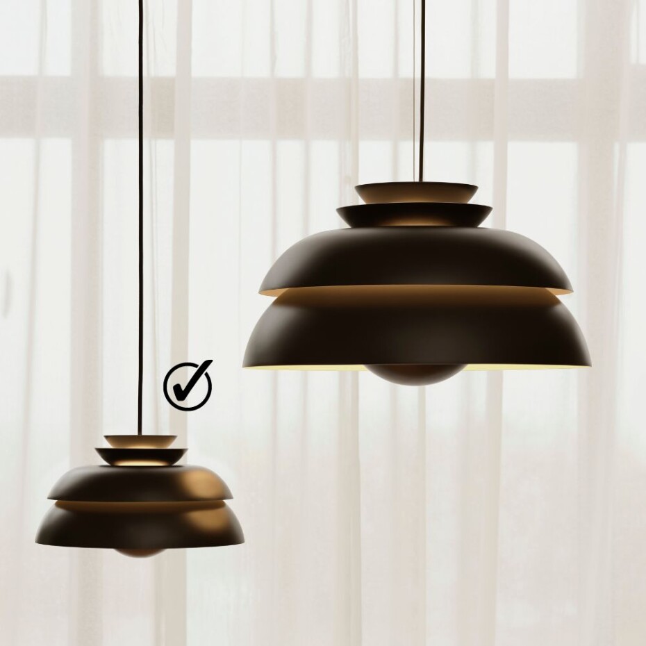 Závěsná lampa CONCERT 32 cm, černá, Fritz Hansen - main (1)