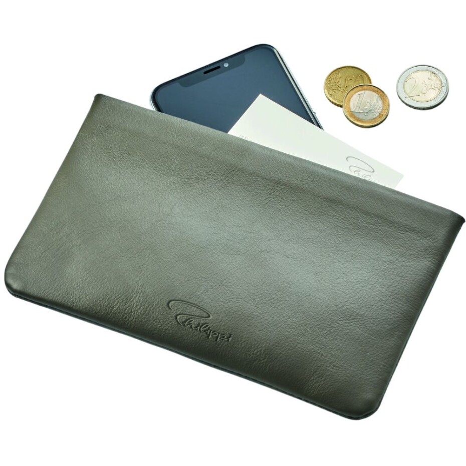 Pouzdro JEAN 18 cm, taupe, kůže, Philippi - main (0)