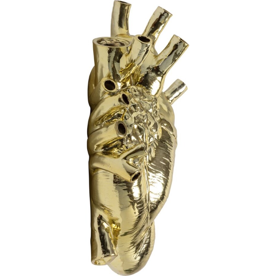 Váza LOVE IN BLOOM 60 cm, nástěnná, zlatá, Seletti - main (4)
