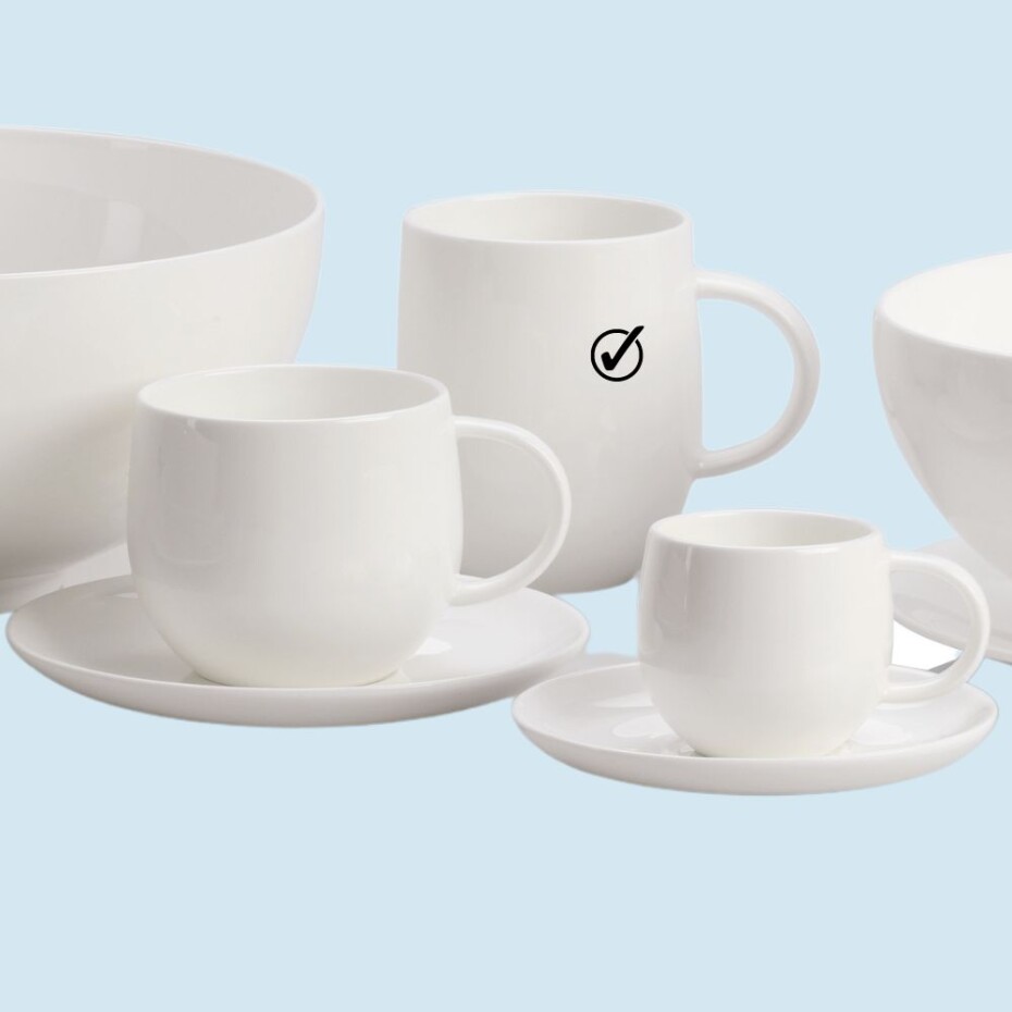 Hrnek ALL-TIME 360 ml, bílá, Alessi - main (1)