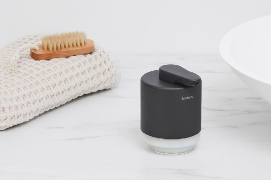 Dávkovač mýdla MINDSET 200 ml, minerální šedá, Brabantia - main (4)
