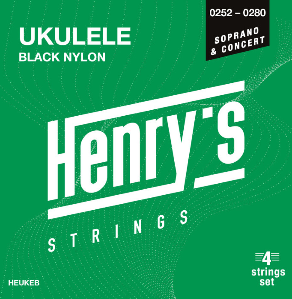Henry`s HEUKEB Black Nylon - UKULELE Soprano / Concert - main (0)