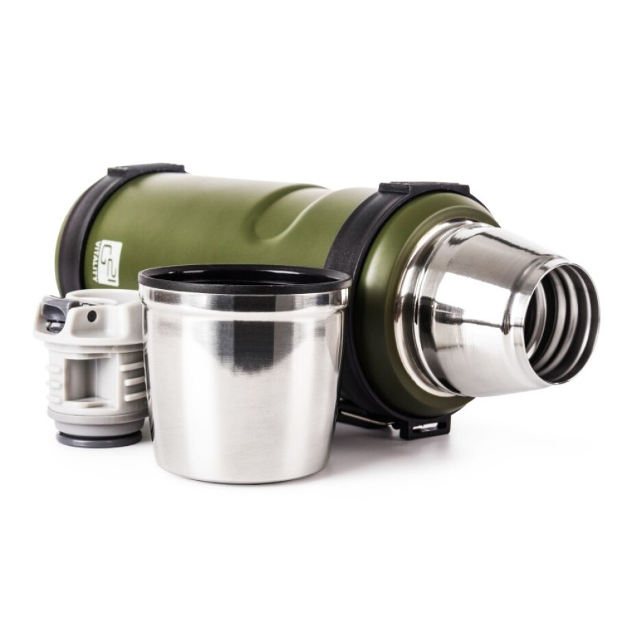 G21 Termoláhev G21 na pití, 1000 ml, khaki zelená s rukojetí G21-60022404 - main (4)