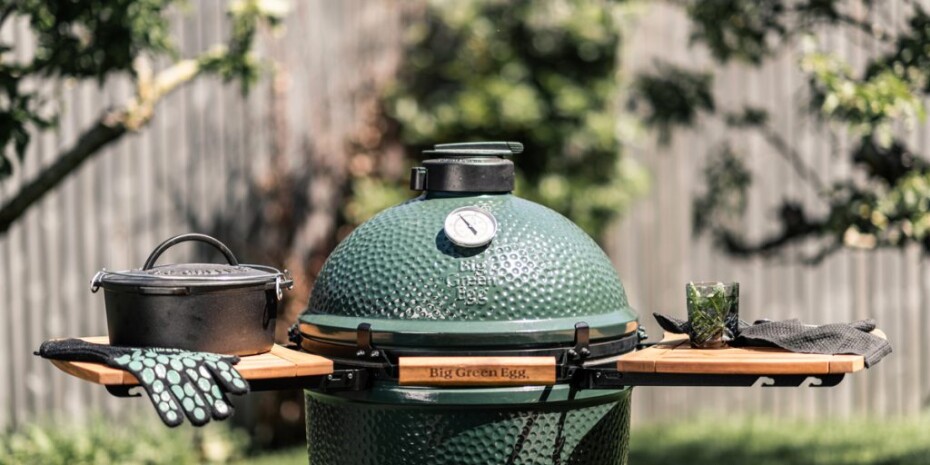 Příslušenství ke stolu pro gril EGG MATES®, postranní akátové stolky, pro gril L, Big Green Egg - main (1)