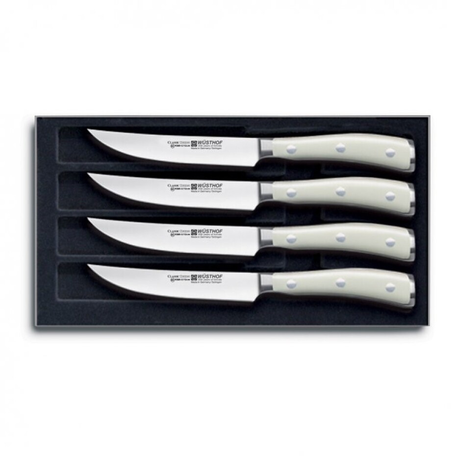 Steakový nůž CLASSIC IKON CREME, sada 4 ks, WÜSTHOF - main (0)