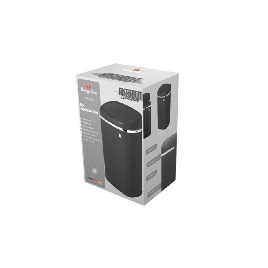BERLINGERHAUS Koš odpadkový se senzorovým otvíráním  58 l Antracit Collection BH-9525 - main (4)