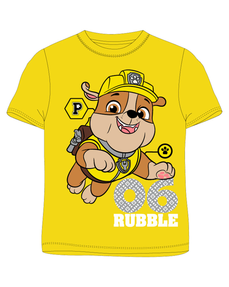 Paw Patrol - Tlapková patrola -Licence Chlapecké tričko - Paw Patrol 52022251, žlutá Barva: Žlutá, Velikost: 134 - main (0)
