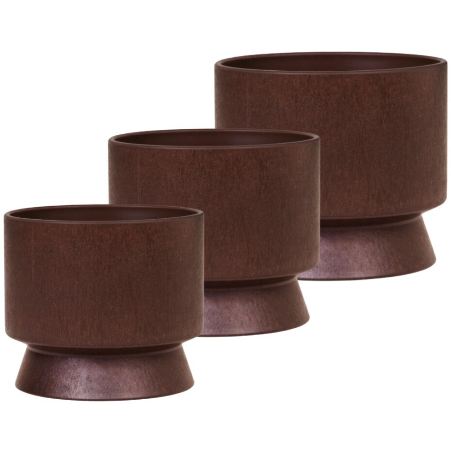 Květináč RECYCLED 12 cm, vínová, Rosendahl - main (5)