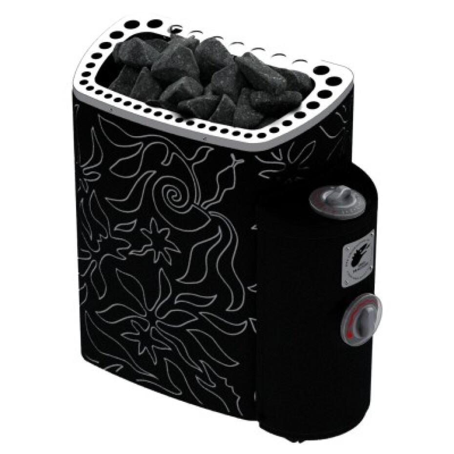 Sawo saunová kamna MINIDRAGON ČERNÉ 3,6kW (včetně integrovaného ovladače) - main (0)