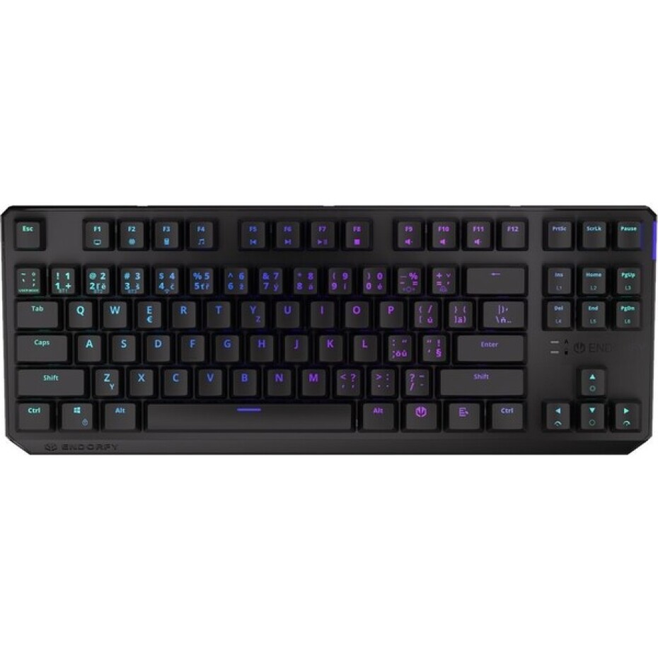 Endorfy Thock TKL Kailh Red CZ/SK bezdrátová klávesnice černá - main (0)
