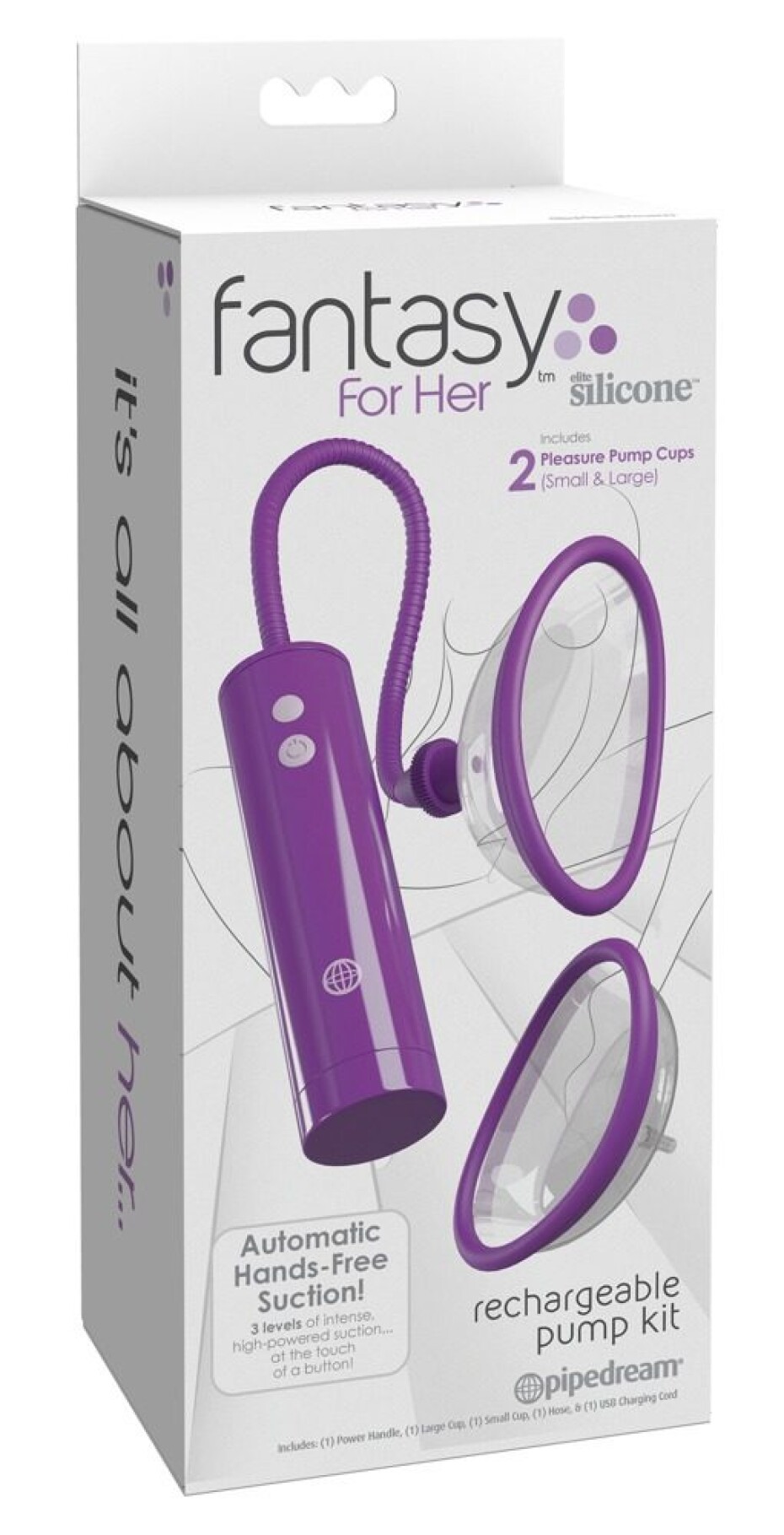Pipedream Fantasy For Her Rechargeable Pump Kit - main (4)