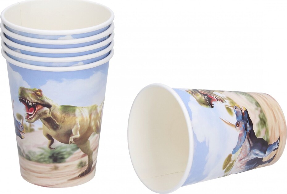 Párty kelímky DINO 250ml, 6 ks - main (0)