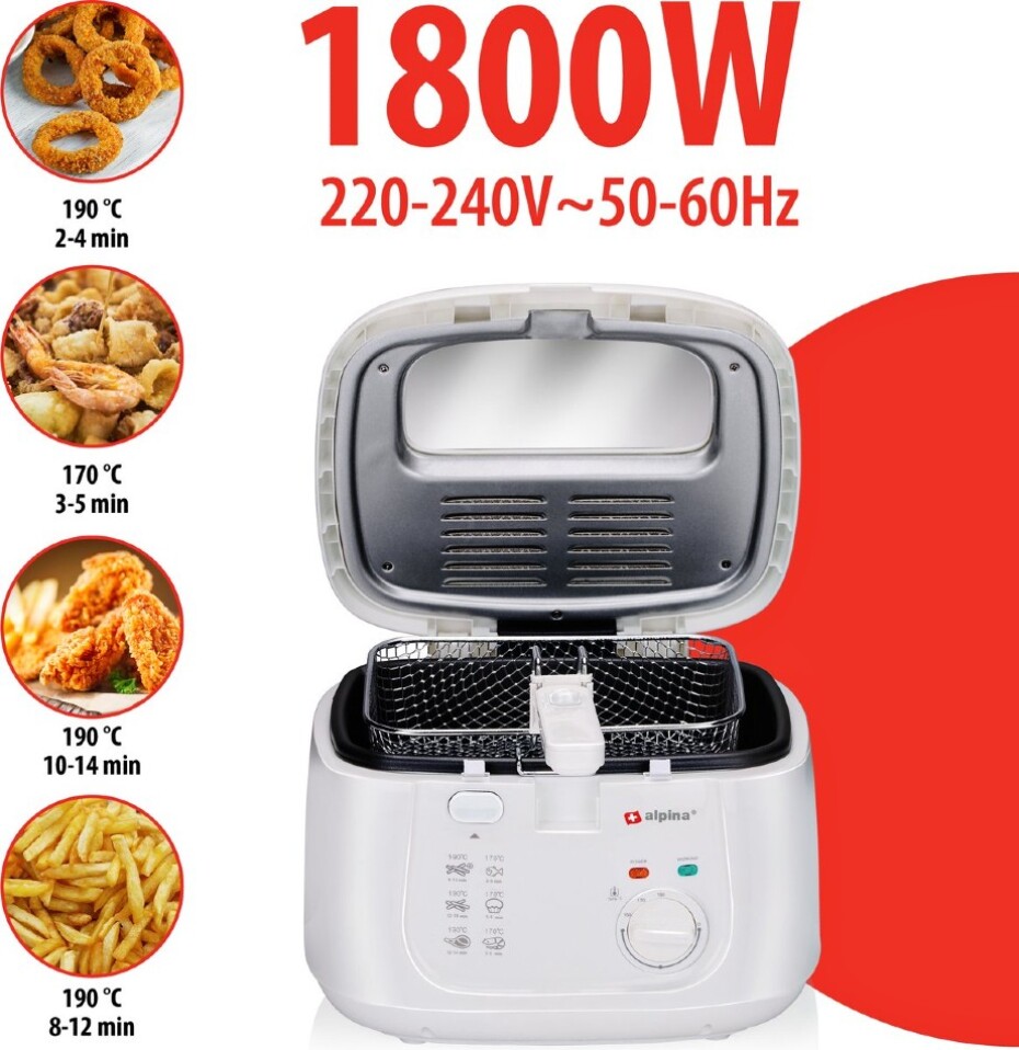 ALPINA Fritéza 2,5 l 1800W ED-224521 - main (4)