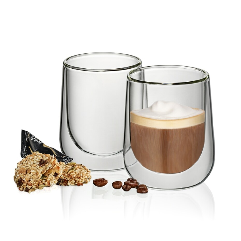 KELA Sklenice na cappuccino FONTANA sada 2 ks 180 ml KL-12404 - main (2)