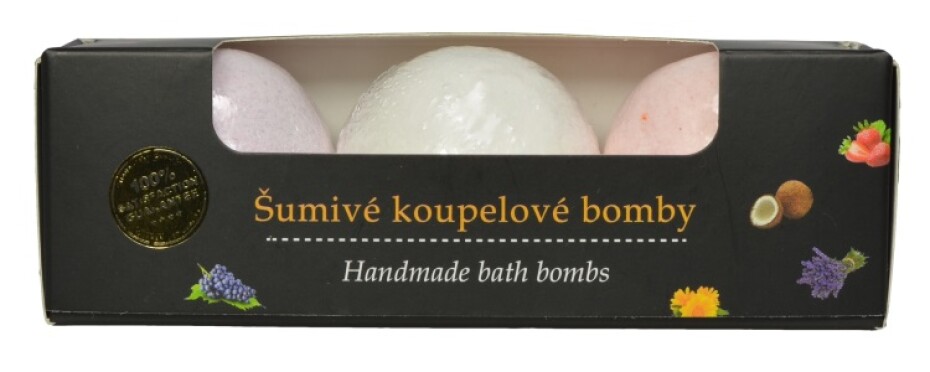 VIVACO Koupelová bomba Hrozno, Kokos, Jahoda BODY TIP - main (0)