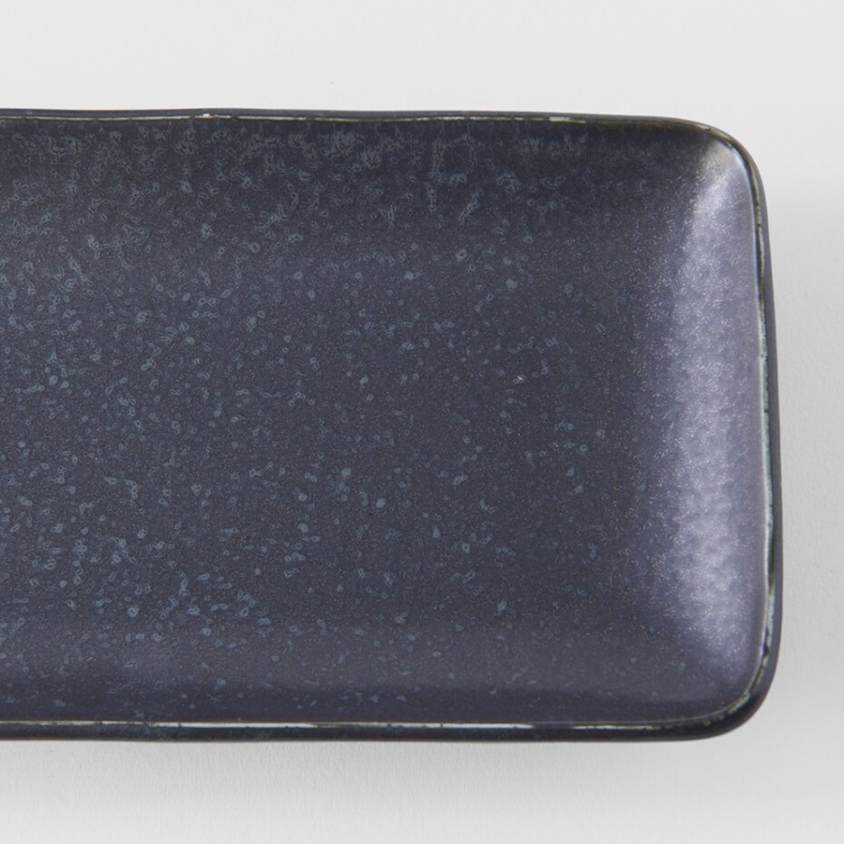 Servírovací talíř BB BLACK 29,5 x 12 cm, obdélník, černá, MIJ - main (1)