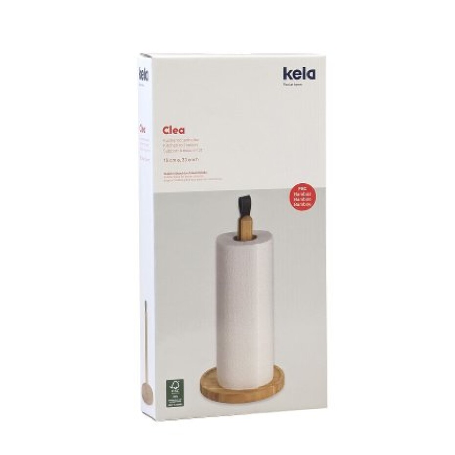 KELA Držák kuchyňských rolí Clea bambus světle hnědý 33,0cm 16,0cm KL-12029 - main (4)