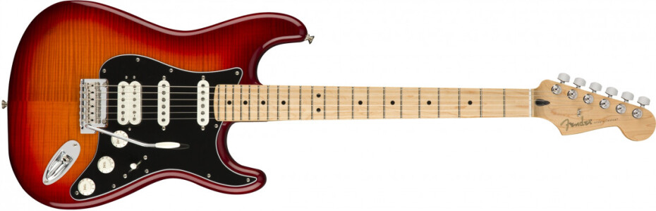 Fender Player Stratocaster HSS Plus Top Aged Cherry Burst Maple - main (0)