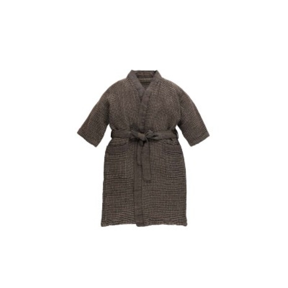 Rento dětský saunový župan Kenno L/XL hnědý - main (0)