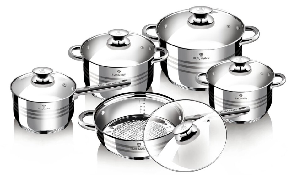 BLAUMANN Sada nádobí nerez 10 ks Jumbo Gourmet line BL-1637 - main (0)