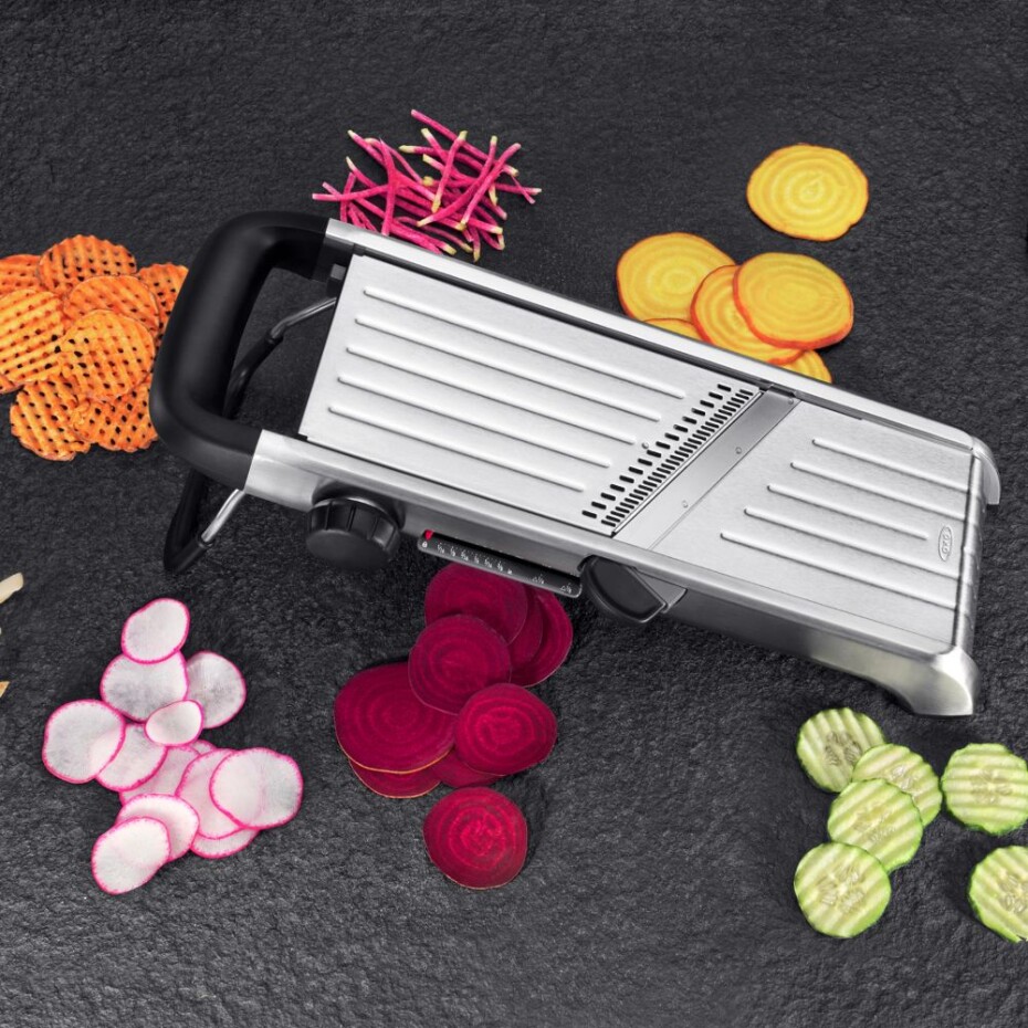 Mandolína GOOD GRIPS 43 cm, stříbrná, nerezová ocel, OXO - main (1)