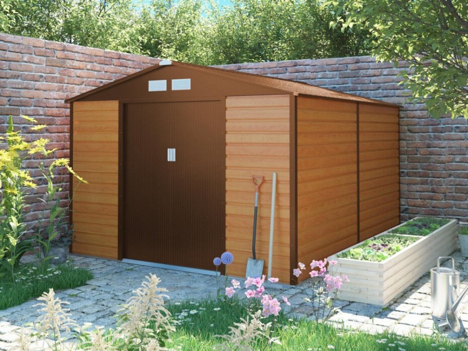 G21 Zahradní domek G21 GAH 884 - 277 x 319 cm, hnědý G21-63900567 - main (2)