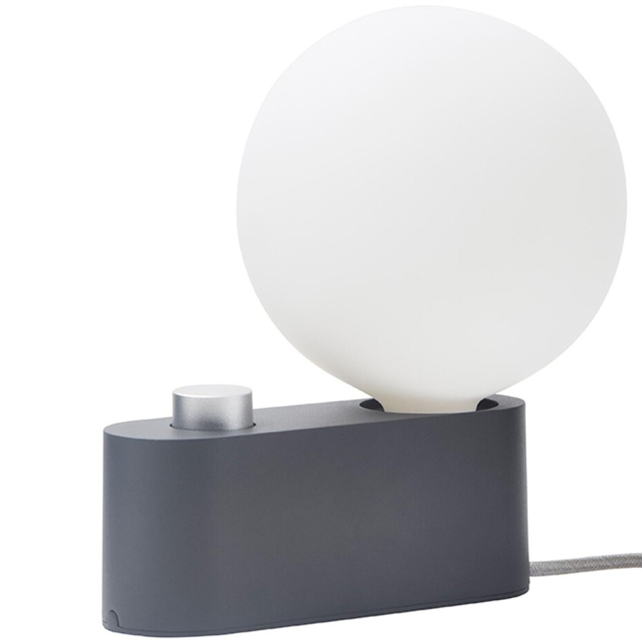 Noční stolní lampa ALUMINA 24 cm, šedá, hliník, Tala - main (0)