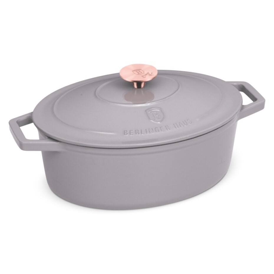 BERLINGERHAUS Pekáč litinový s poklicí 30 cm Taupe Collection BH-6541 - main (0)