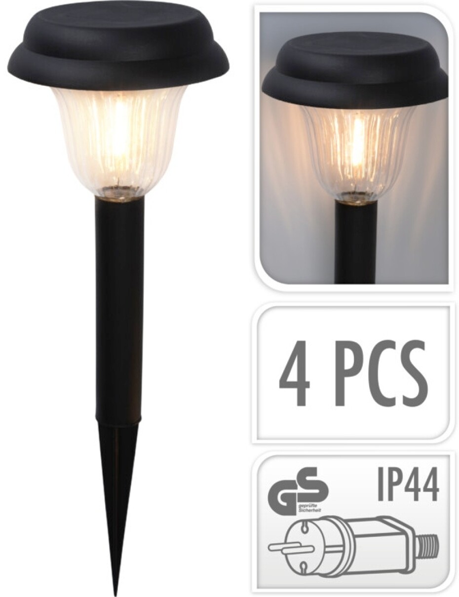 PROGARDEN Lampa zahradní 16x45cm sada 4ks KO-AF5000490 - main (0)