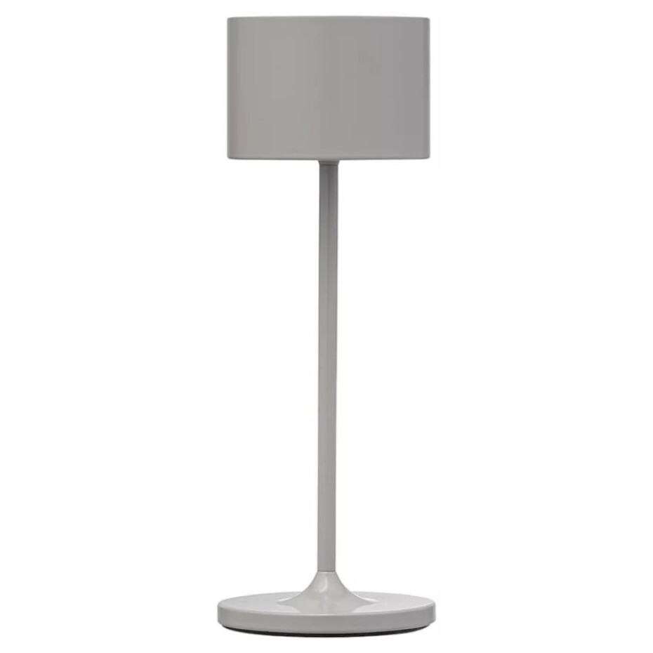 Přenosná stolní lampa FAROL MINI 19,5 cm, LED, satelitní šedá, hliník, Blomus - main (6)