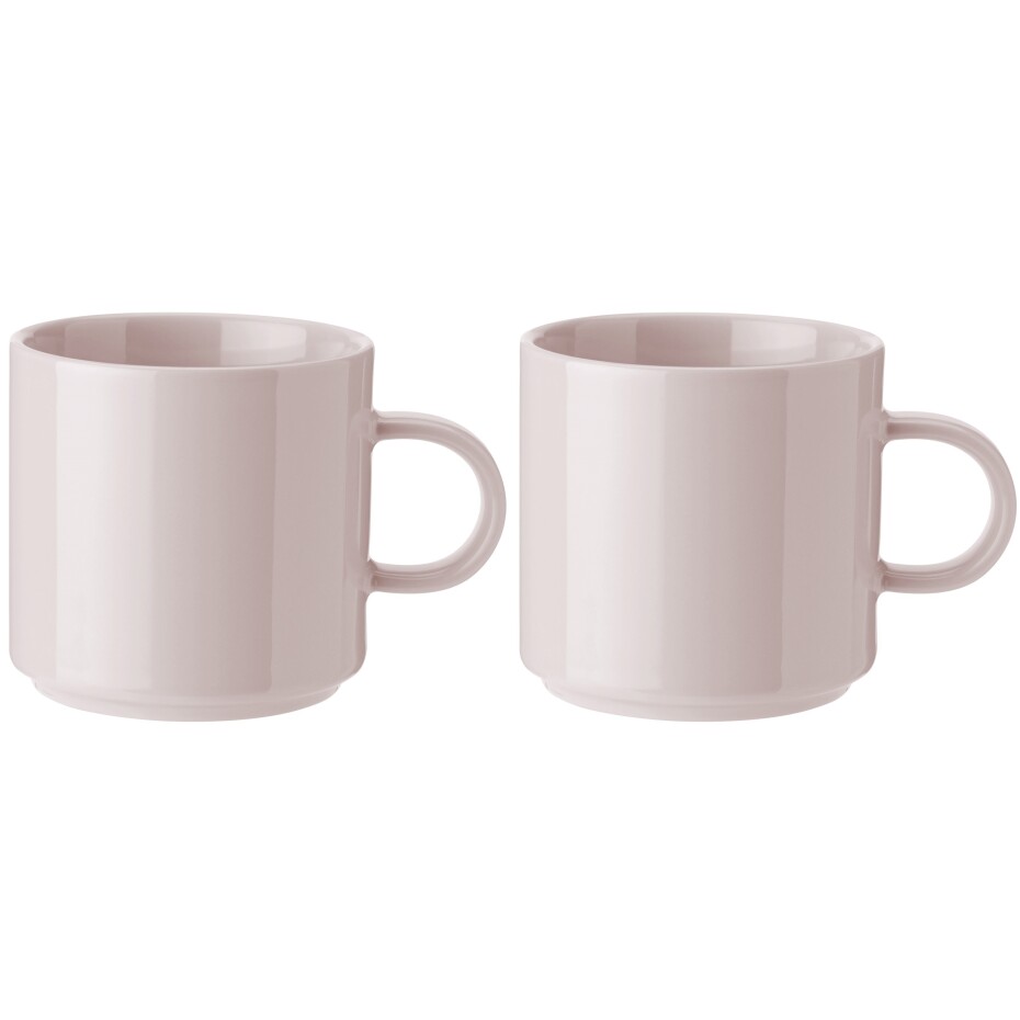 Hrnek na kávu 200 ml, sada 2 ks, levandulová, kamenina, Stelton - main (0)