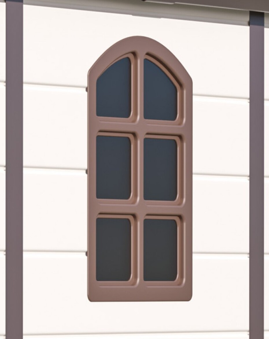 G21 Zahradní domek G21 Boston 670 - 241 x 278 cm, plastový, béžový G21-6390073 - main (5)