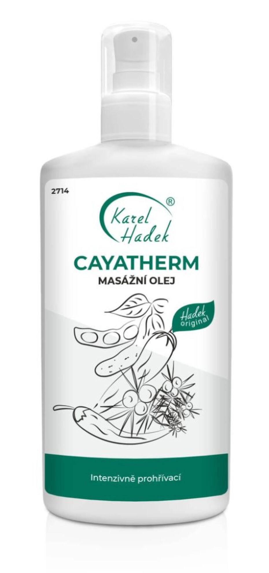 Hadek Cayatherm Masážní olej velikost: 200 ml - main (0)