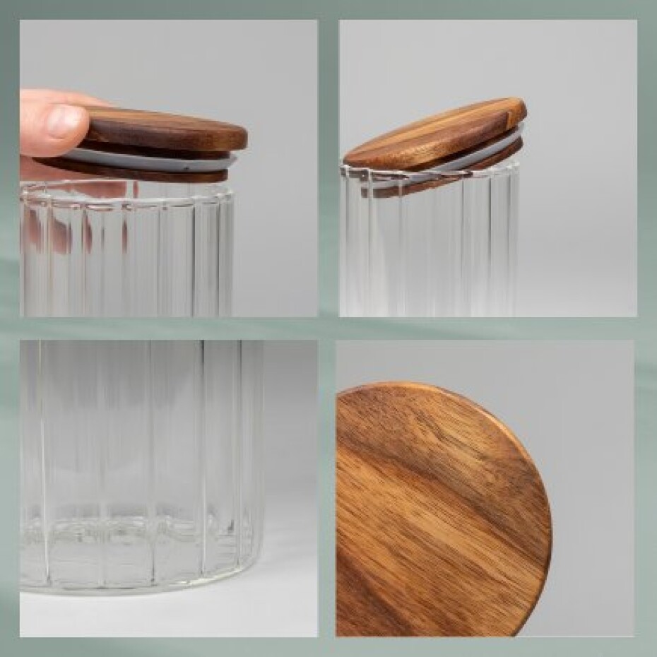 KELA Zásobní dóza Dorothea sklo transparentní 27,0cm 9,0cm 1,5l KL-15285 - main (3)