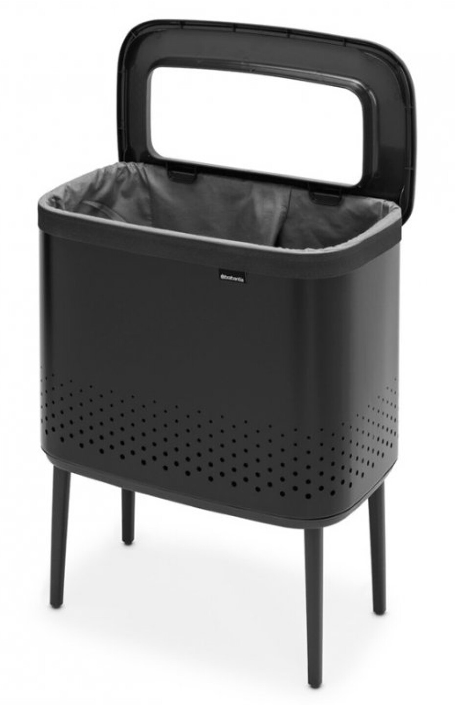 Koš na prádlo BO 60 l, černá, Brabantia - main (2)
