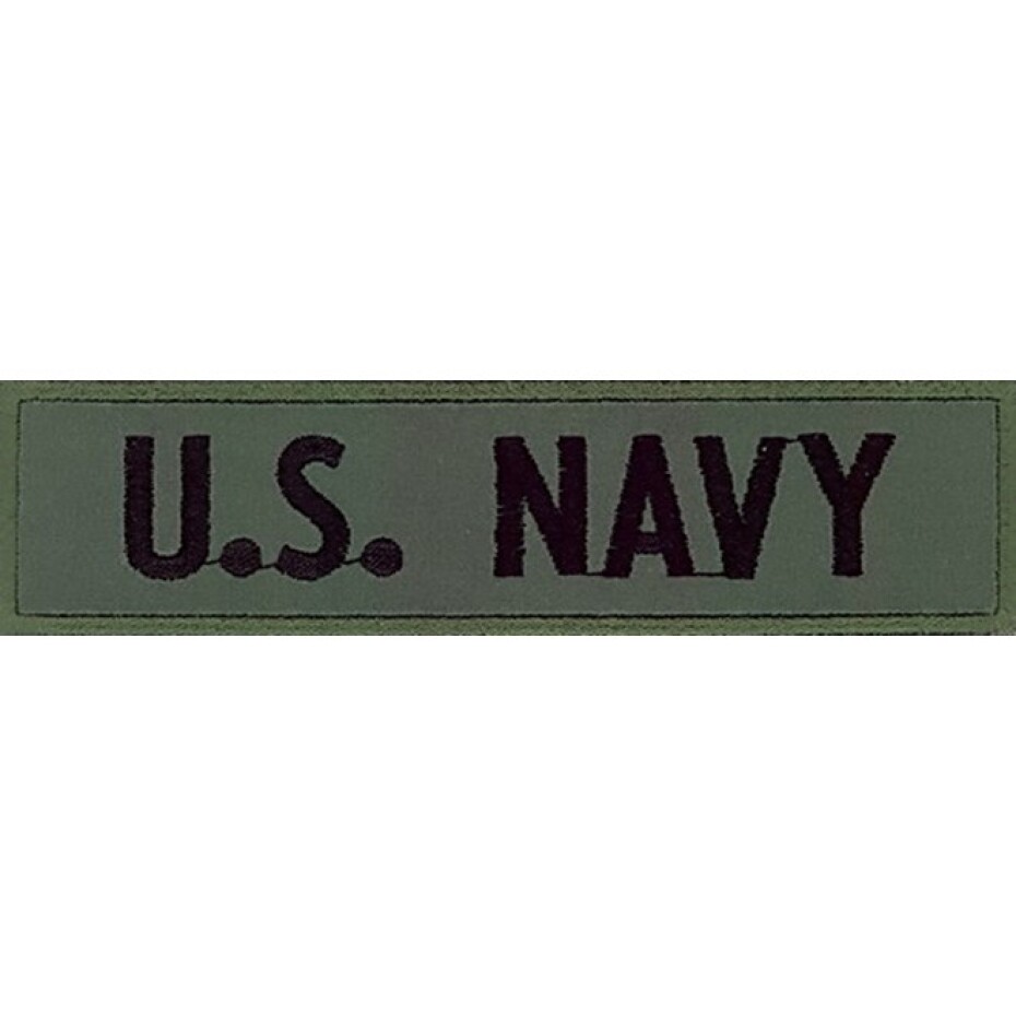Nášivka: U.S. NAVY olivová | černá - main (0)