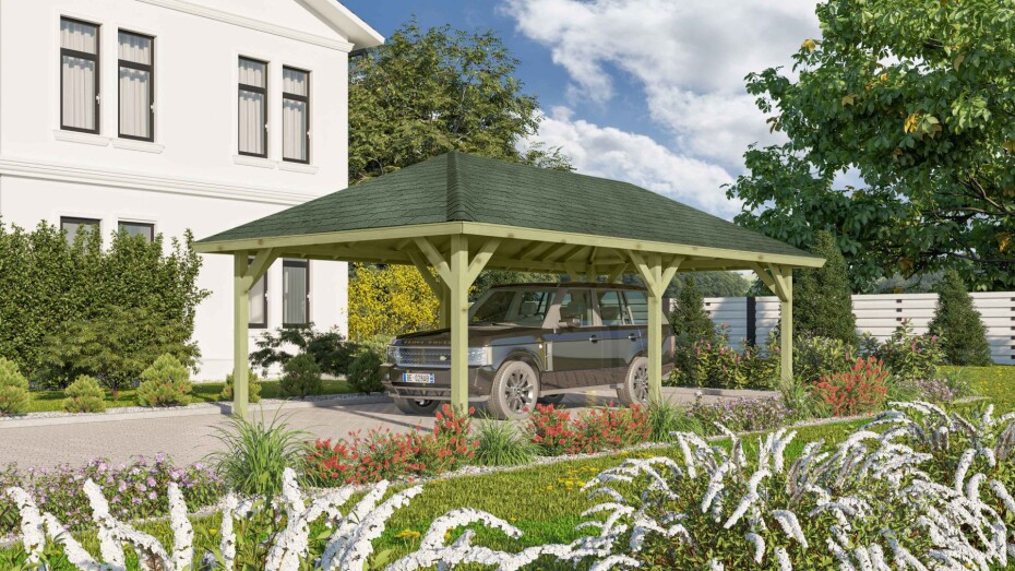 Carport KARIBU KIRN 3 68846 LG2492 - main (2)