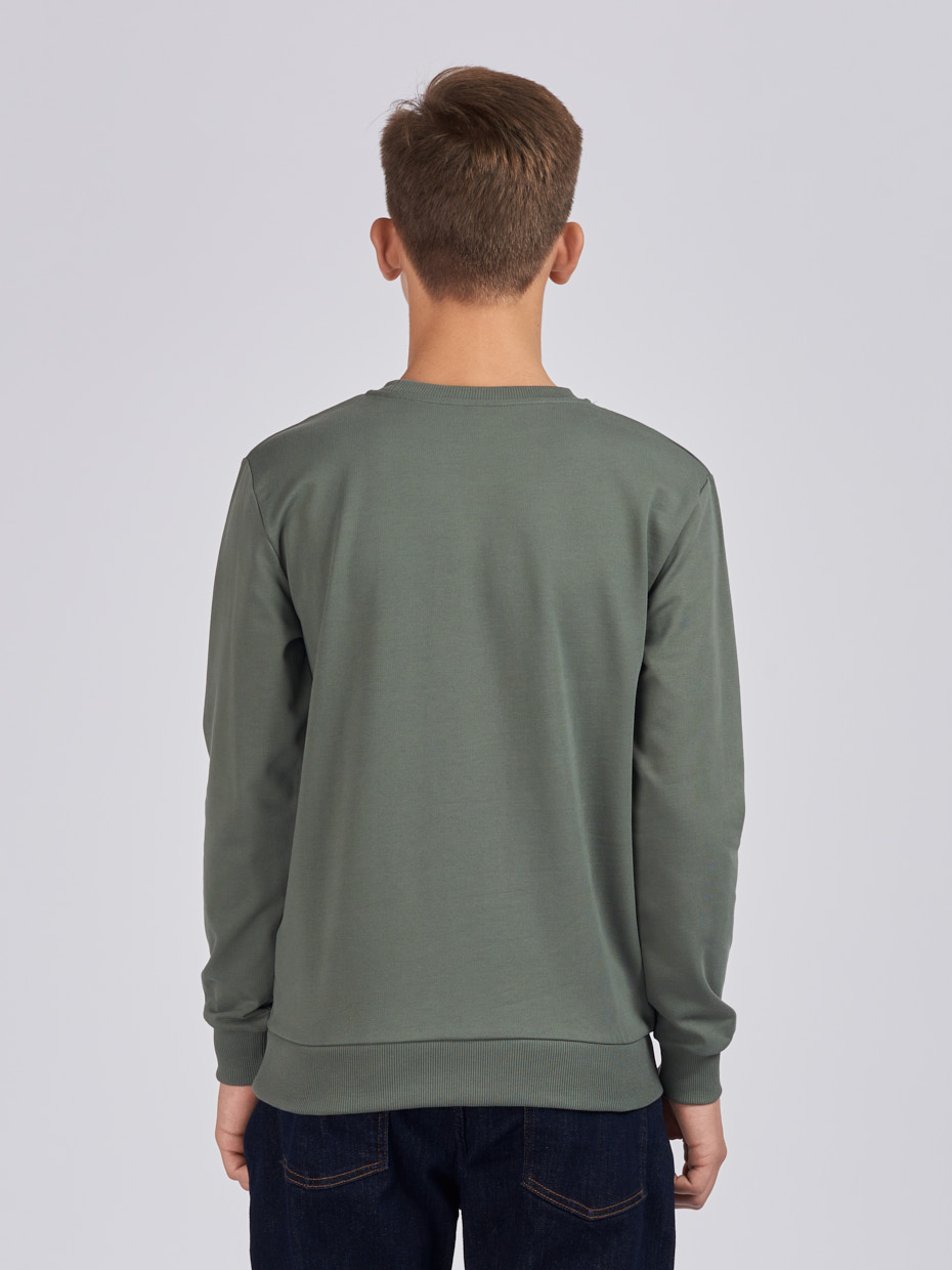 Chlapecká mikina - Winkiki WTB 02844, khaki Barva: Khaki, Velikost: 152 - main (2)