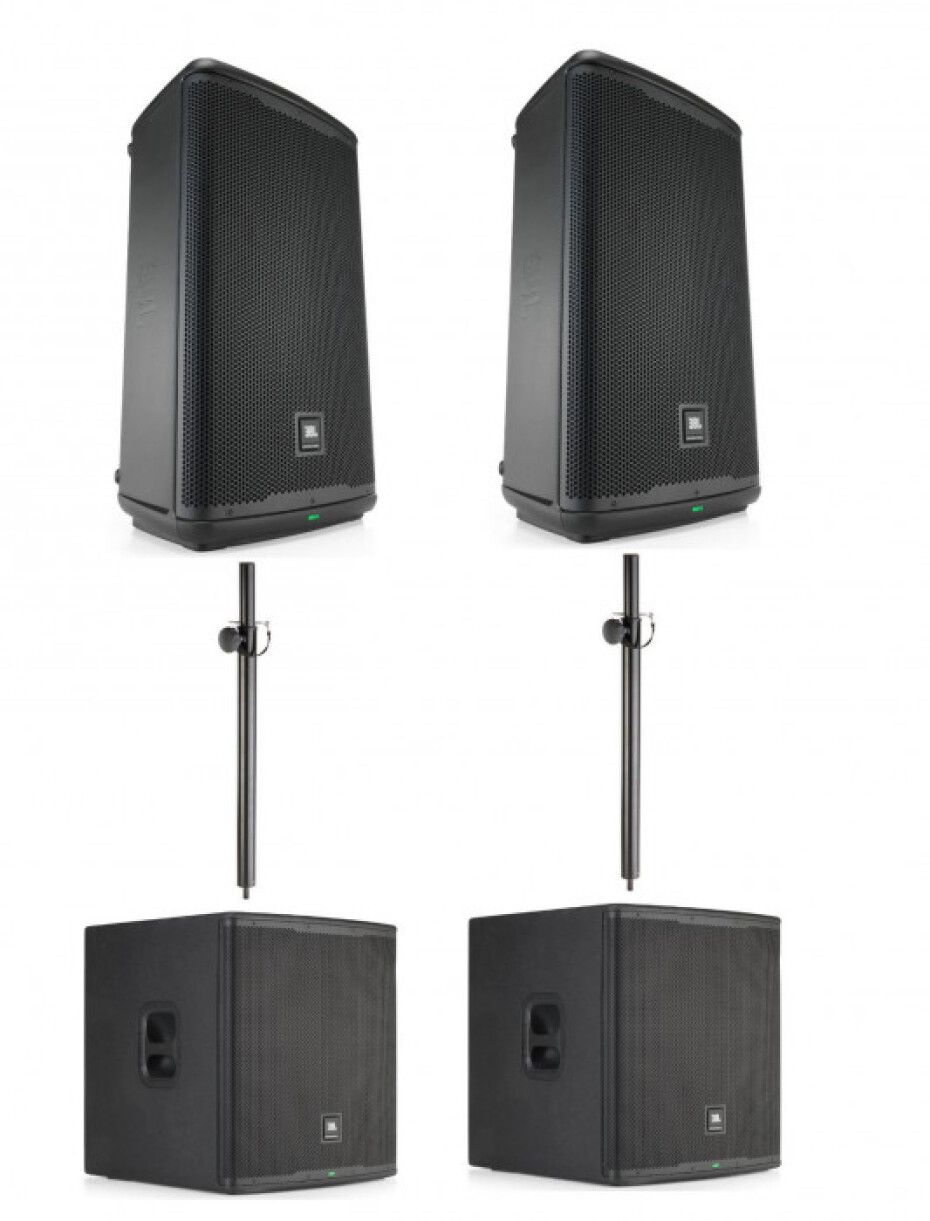 JBL PA System SET - 2x EON712, 2x EON718S s distančními tyčemi - main (0)