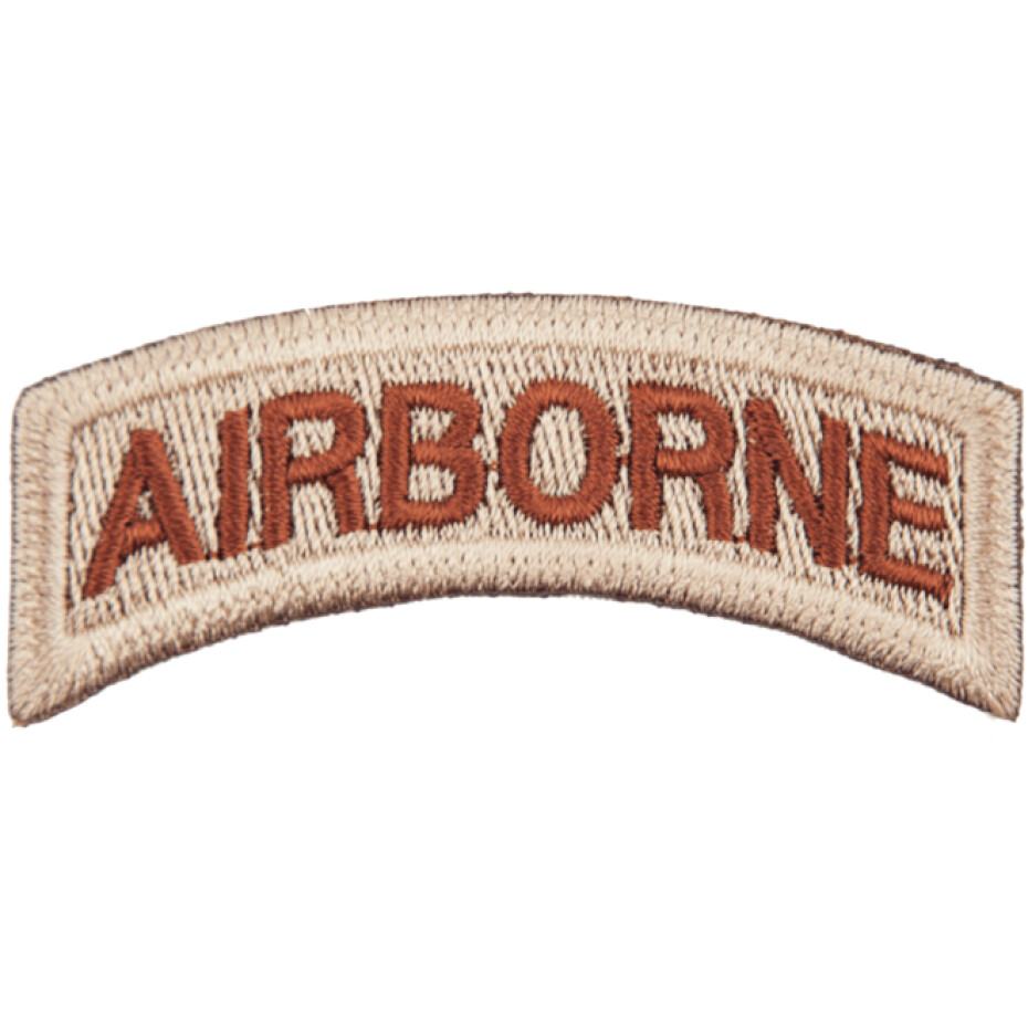 Nášivka: AIRBORNE - oblouček béžová | hnědá - main (0)