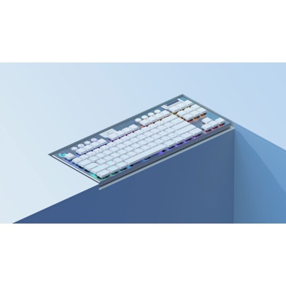 Logitech G915 TKL LIGHTSPEED bezdrátová mechanická klávesnice US GL Tactile bílá - main (3)