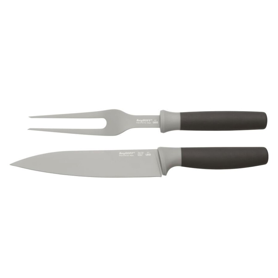 BERGHOFF Příbor porcovací s nepřilnavým povrchem vidlička + nůž LEO BF-3950095 - main (0)