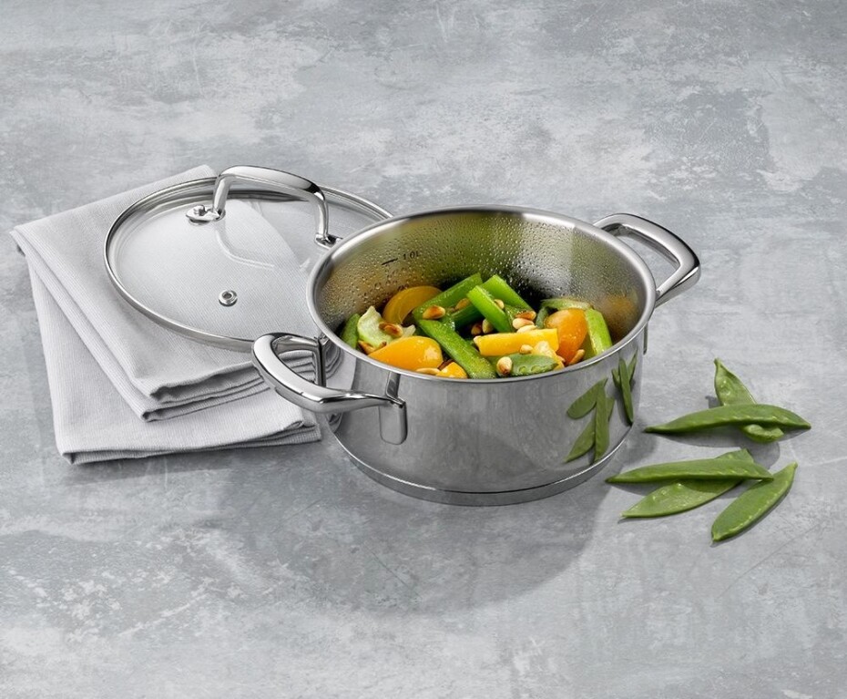 KELA Kastrol s poklicí nerez 18/10 FLAVORIA 16 cm KL-10171 - main (1)